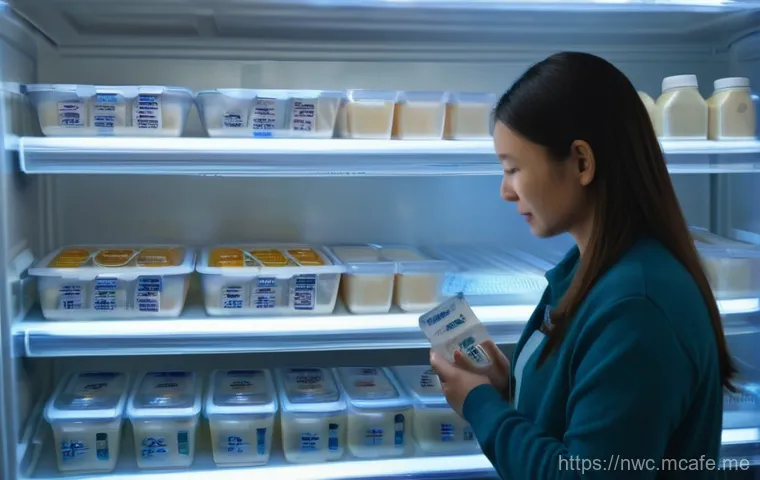 모유 보관 시 냉동실과 냉장실 차이 참고 자료